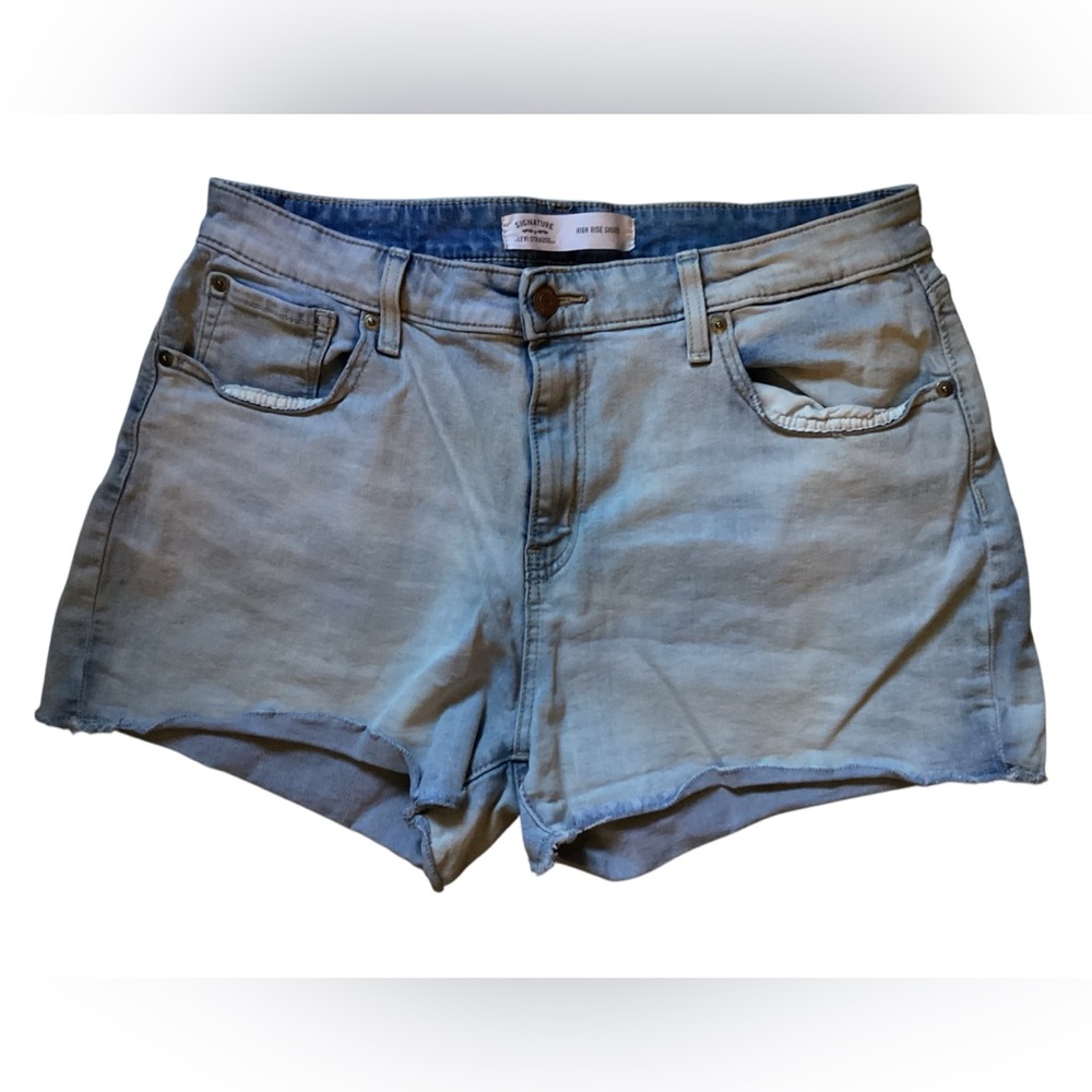 Levi Strauss high rise shorts. 16